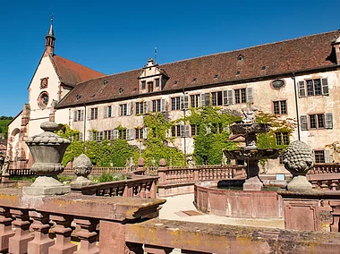 Kloster Bronnbach mit barockem Abteigarten (Wertheim/Liebliches Taubertal)