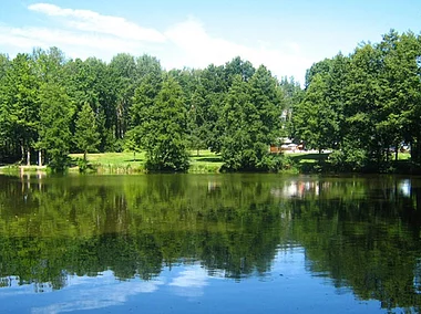 Idylle am Krummweiher (Bechhofen, Fränkisches Seenland)