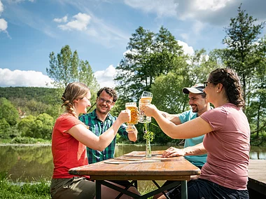 An der Altmühl in Zimmern (Pappenheim/Naturpark Altmühltal)